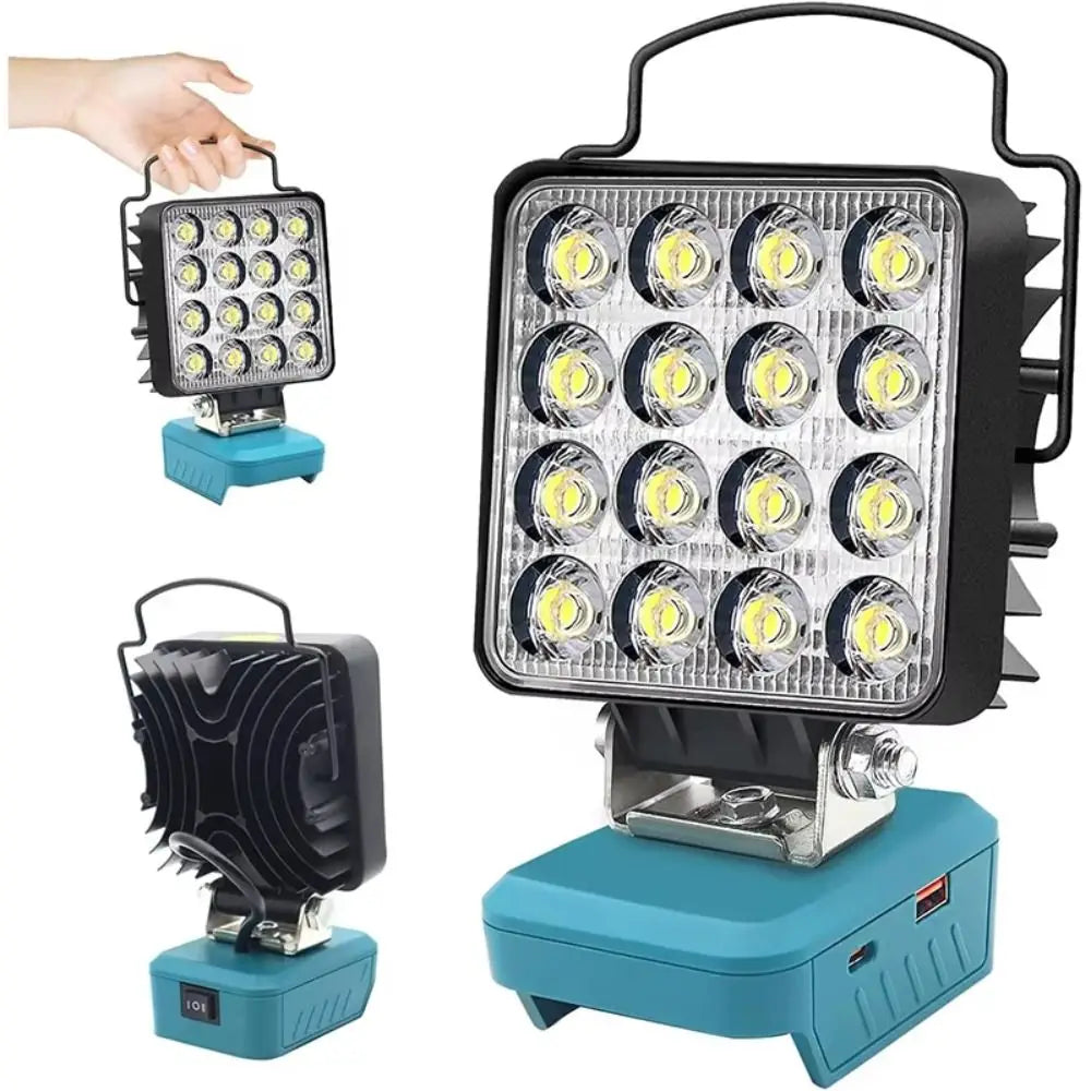 USB-C Quick Charge Outdoor Work Light Easy Install Engineering Lighting LED Working Lamp Flashlight Lantern Electric Torch Vue