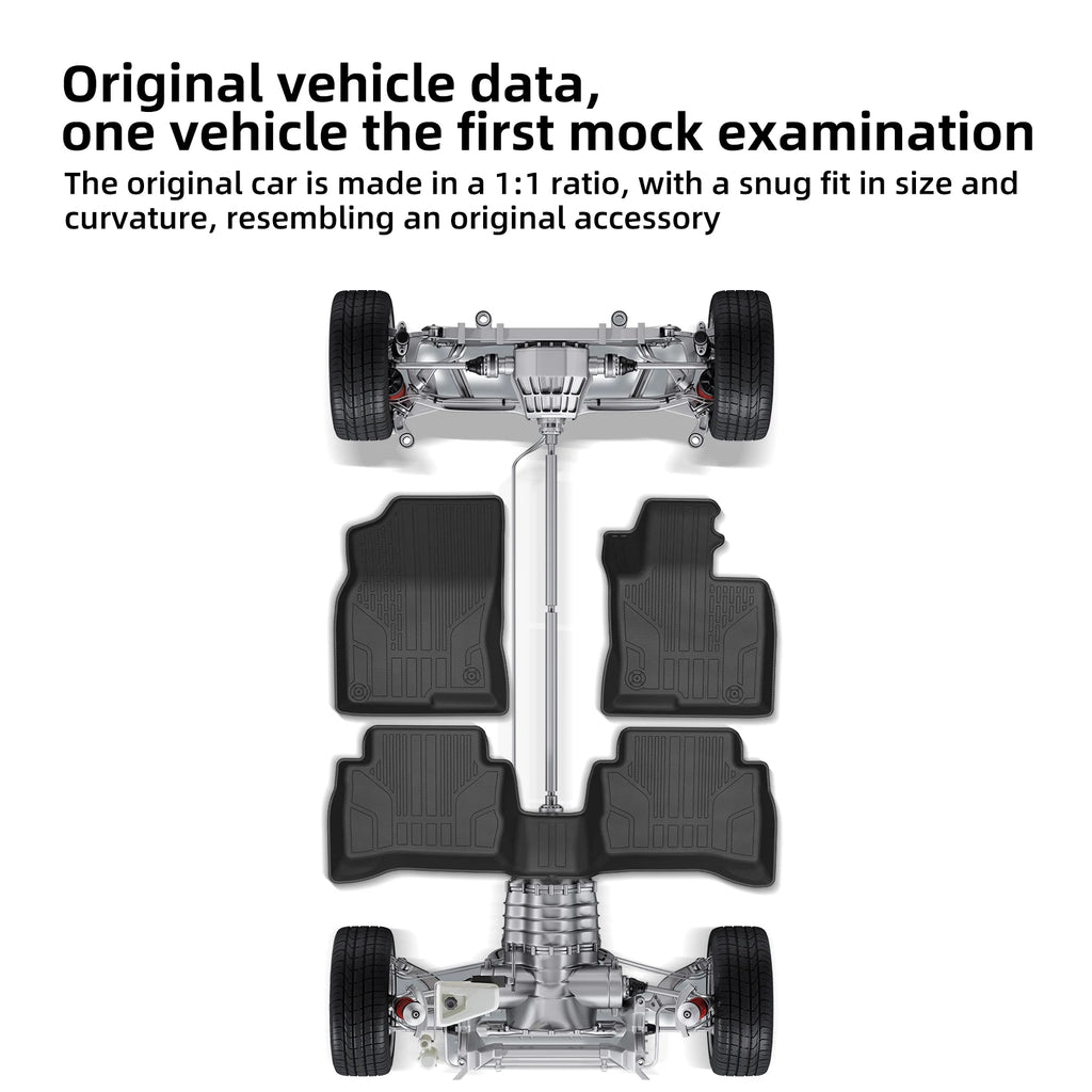 Smabee Right Drive for Mazda CX-5 CX5 KF Series Fuel 2017-2024 Car Floor Mats Trunk Pad TPE 3D Foot Pad Waterproof Accessories Vue