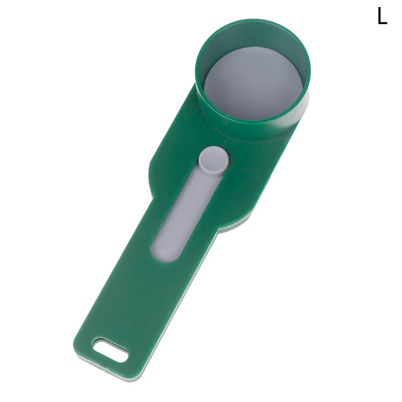 〔CC11〕 No Spill Measuring Spoon Funnel Preparation Of Protein Powder Workout & Sports Drinks, Baby Formula Refill Mess Spill Vue L Green