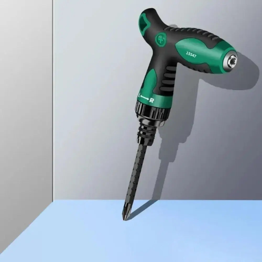Insulated Handle Ratchet Handle Screwdriver Set Telescopic Adjustable Telescopic Screwdriver Set Slotted T Handle Vue