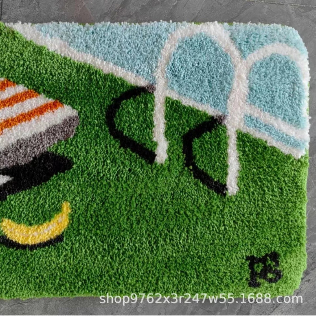 Modern Flocked Absorbent Non Slip Door Mat Entry Rug Plush Bathroom Bedroom Floor Mat For Home Cozy Decor For Her Christmas Gift Vue 40x60cm A1