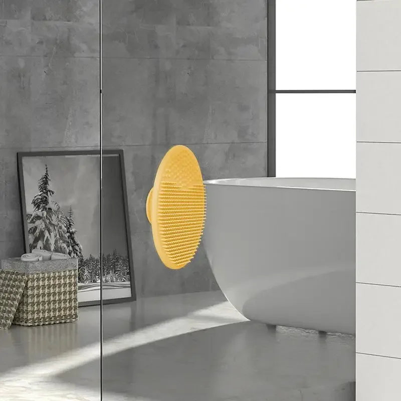 1pcs Shampoo Brush Massage Brushes for Baby Silicone Kids Shower Silicone Infant Bathing Soft Brush Head Hair Washing Wipe Comb Vue