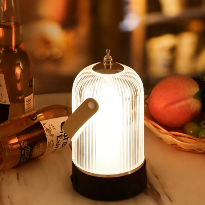 Minimalist LED Desk Lamp Creative Ambient Night Light Simple Table Lamp for Hotel Bar Restaurant Pub Home Decor Vue three-color light