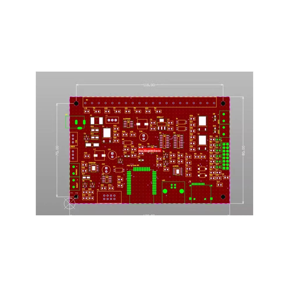 CNC GRBL 6 Axis Breakout Board Control Panel USB Motion Card ESP32 WiFi 32bit CPU Similar Mach3 Router Controller DIY Parts Vue