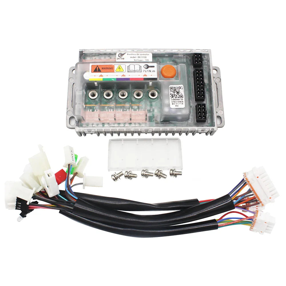 72V Electric Bike Brushless DC Motor Controller 65A 1800W High Power Programmable Electric Vehicle Brushless Motor Controller Vue Default Title