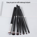 7PCS Makeup Brush Set: Eyeshadow Brush, Eyeliner Brush, Concealer Brush, Multi-Functional Facial Makeup Brush Tools Vue black