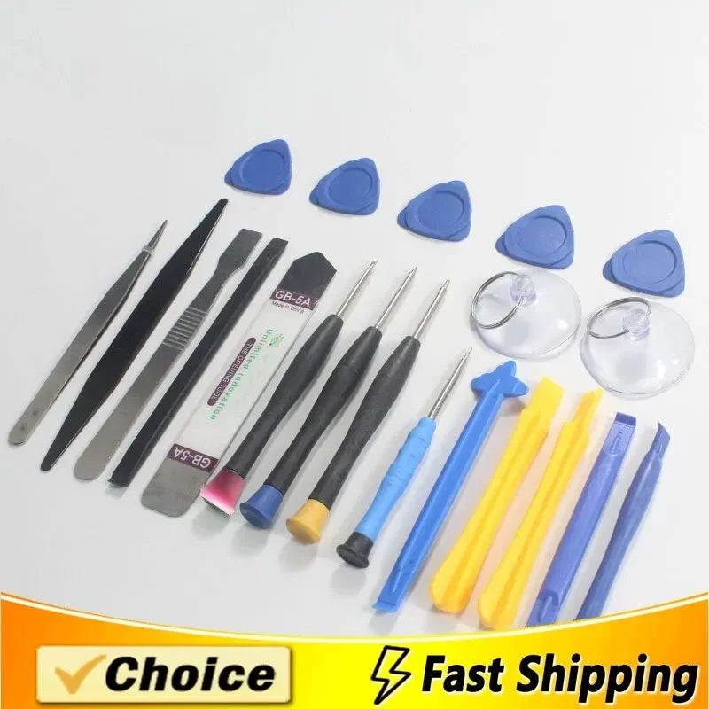 21 in 1 Mobile Phone Repair Tools Disassemble Repair Kit for iPhone Screwdriver Combination Skid Multi Function Disassembly Set Vue