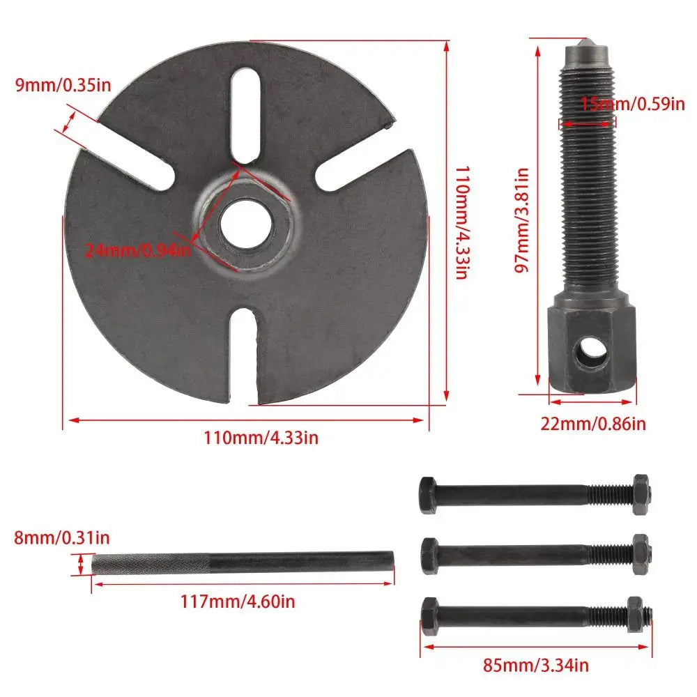 Special Removal Tool Flywheel Rotor Magneto Puller Magnetic Motor Puller Disassembly Tool Motorcycle Puller Set Repair Tools Vue