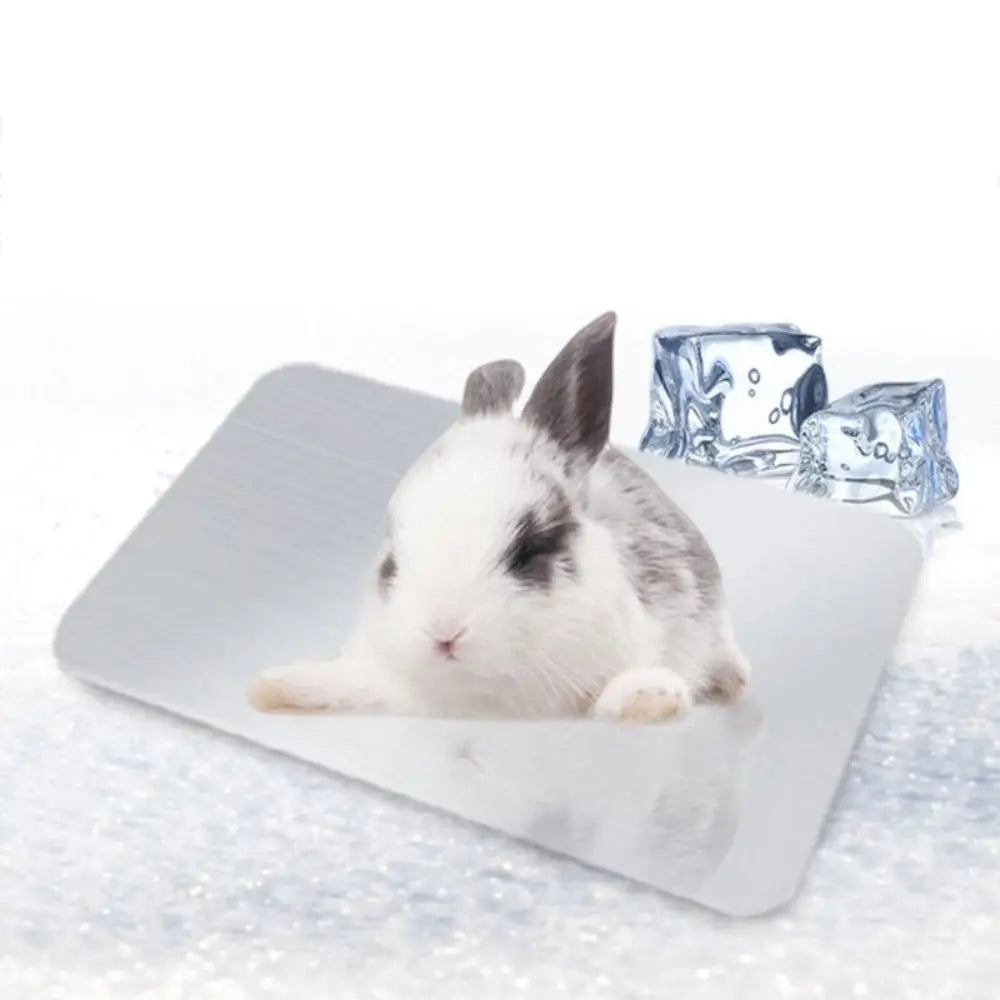 Durable Aluminium-plastic Pet Cooling Board Cool Hamster Rabbit Vue