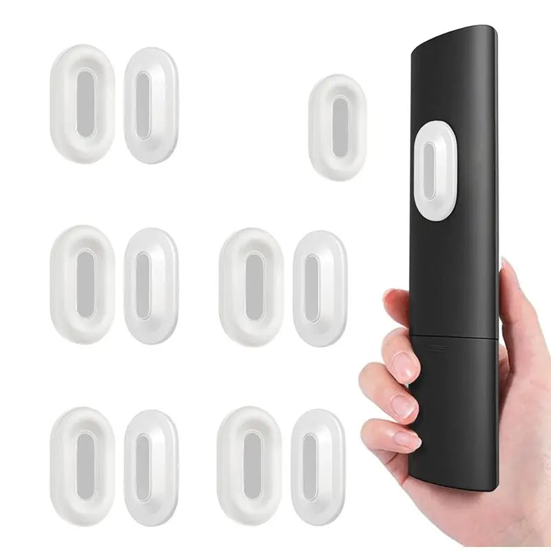 Hot-Wall Mount Remote Control Holder 5-Pack, Magnetic Silicone Remote Organizer For TV, Ceiling Fan, Air Conditioner Vue