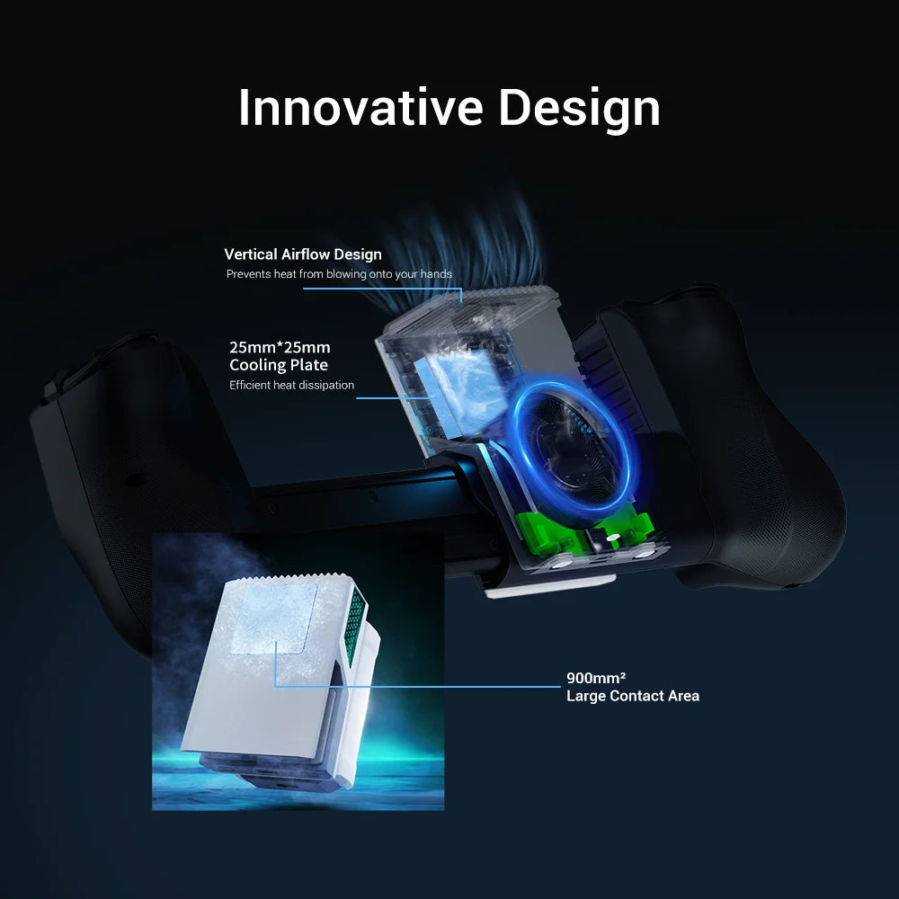 GameSir X5 Lite X5s Bluetooth Gamepads Thermoelectric Cooler FX5 Lite Cooling Fan Gaming Accessories for Mobile Phone Vue
