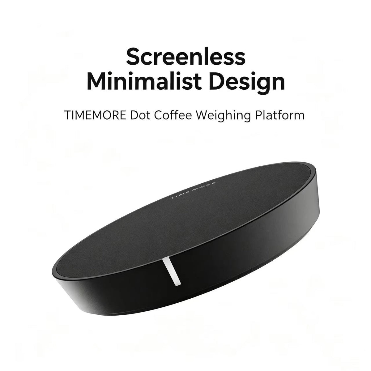 TIMEMORE Black Mirror Dot Coffee Electronic Scale Screen Free Intelligent App Interconnection Light Thin Bluetooth Coffee Scales Vue