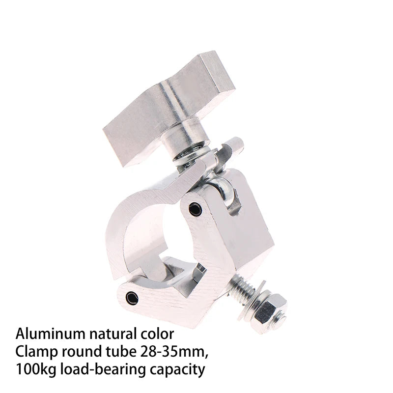 1 Psc Aluminium Truss Clamps 28-32mm Tube O Hook Stage Lighting Mount Bracket Fast Lock Lighting Clamp Vue A3