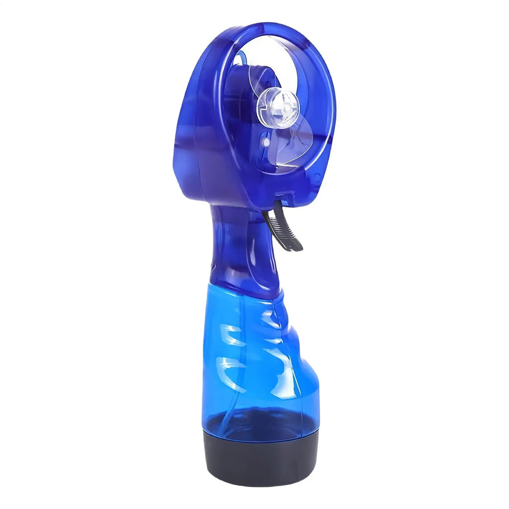 350ml Portable Mist Fan, Outdoor Air Cooler with Water Tank, Cooling Device for Desk Camping Hiking, Rechargeable USB Vue