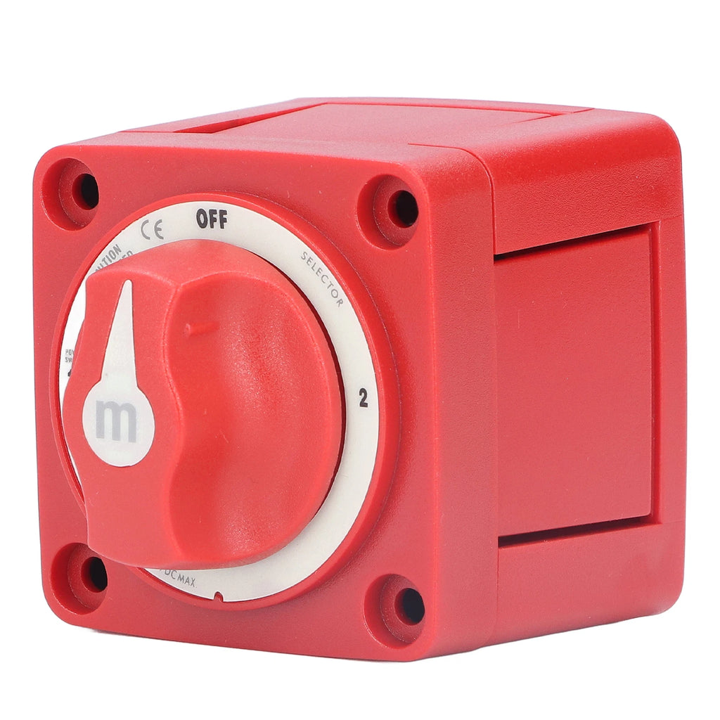 300A Dual-Circuit Battery Isolator Cut-Off 3-Terminal 3-Position Waterproof Suitable for Cars RVs and Marine Vessels Vue