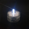 Mini Fish Tank Candle Lamp Decorative Waterproof Underwater LED Candle Lamp Multicolor Plastic Submersible Mini LED Lights Vue white