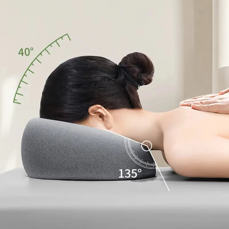 Memory Foam Face-Down Prone Pillow – Desk Nap & Massage Ergonomic Prone Pillow Vue