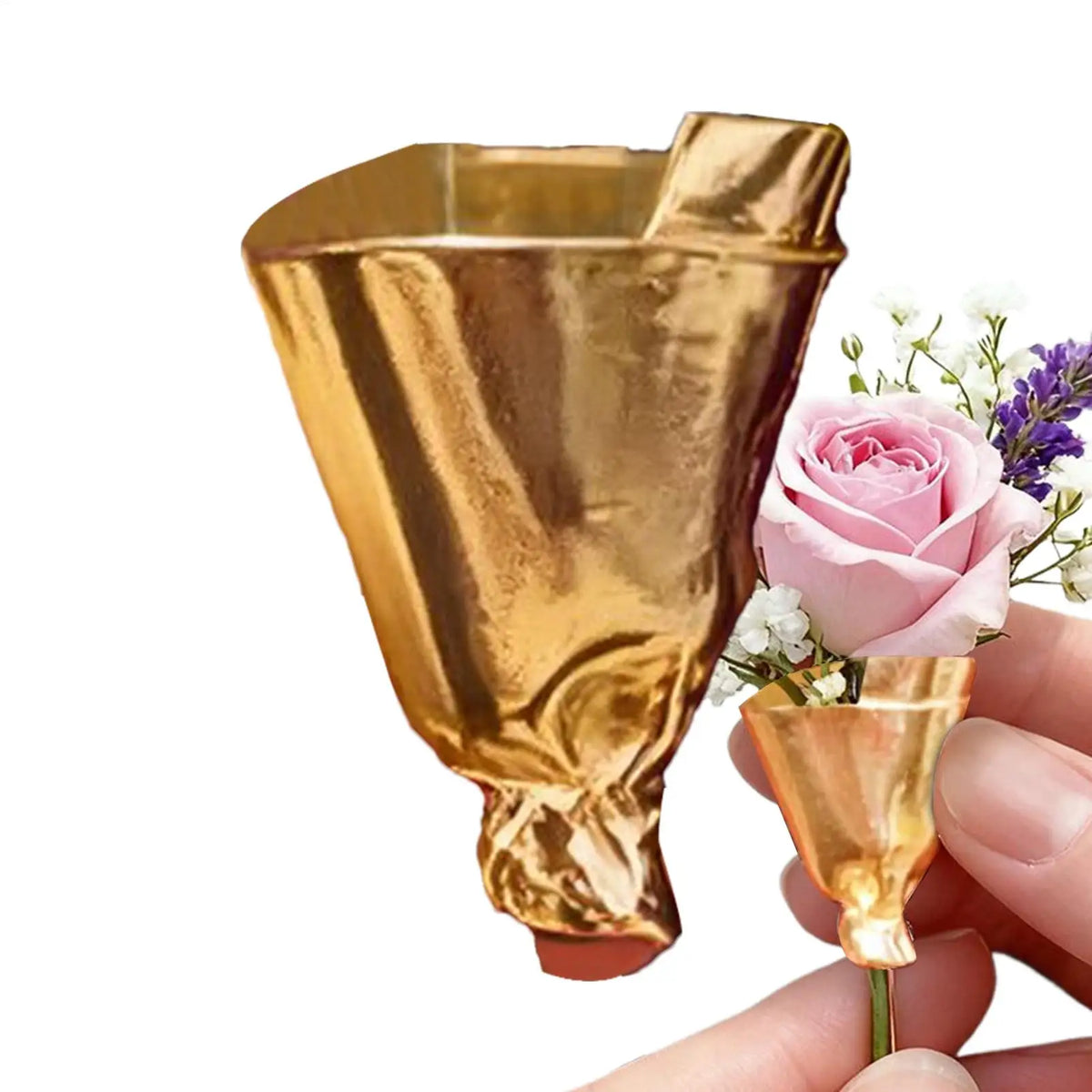 Flower Bouquet Clip Brooch Wearable Floral Pin for Wedding Party Bridal Corsage Dress Hat Shawl Decoration Brooches (Random styl Vue