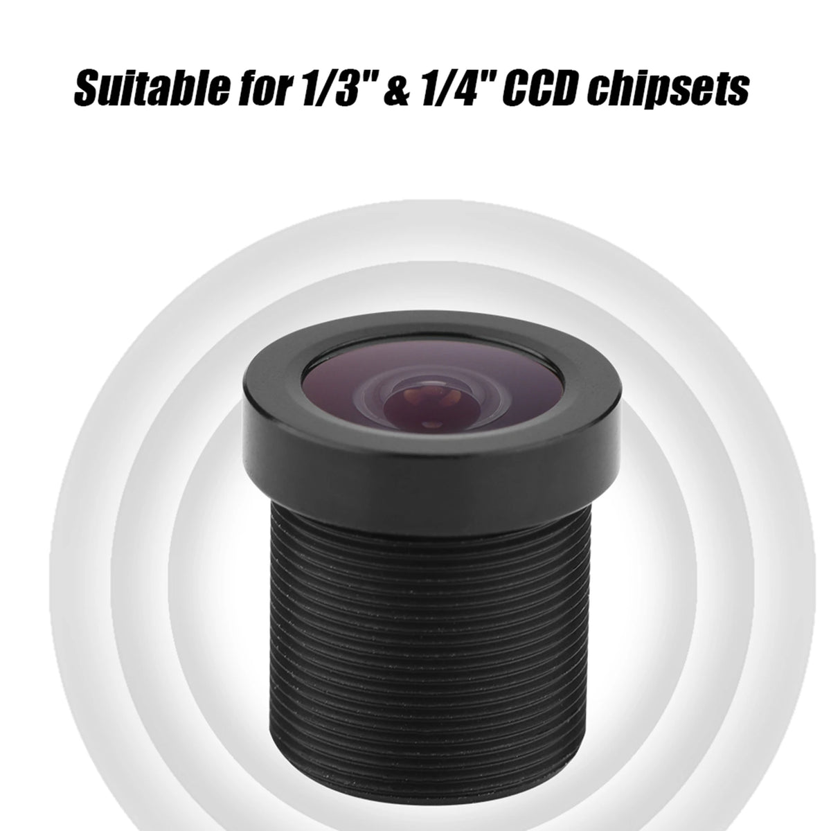 Board Lens CCTV Lens 1.8mm 170° Wide angle 1MP IR Board Lens for 1/3" & 1/4" CCD Security CCTV Camera Vue