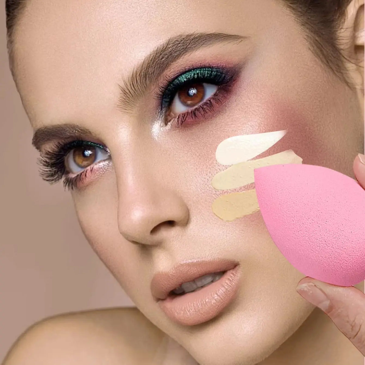 12PCS Multicolor Beauty Sponge Teardrop Makeup Sponge Soft Latex Free Foundation Blending Sponge Cosmetic Makeup Applicator Tool Vue