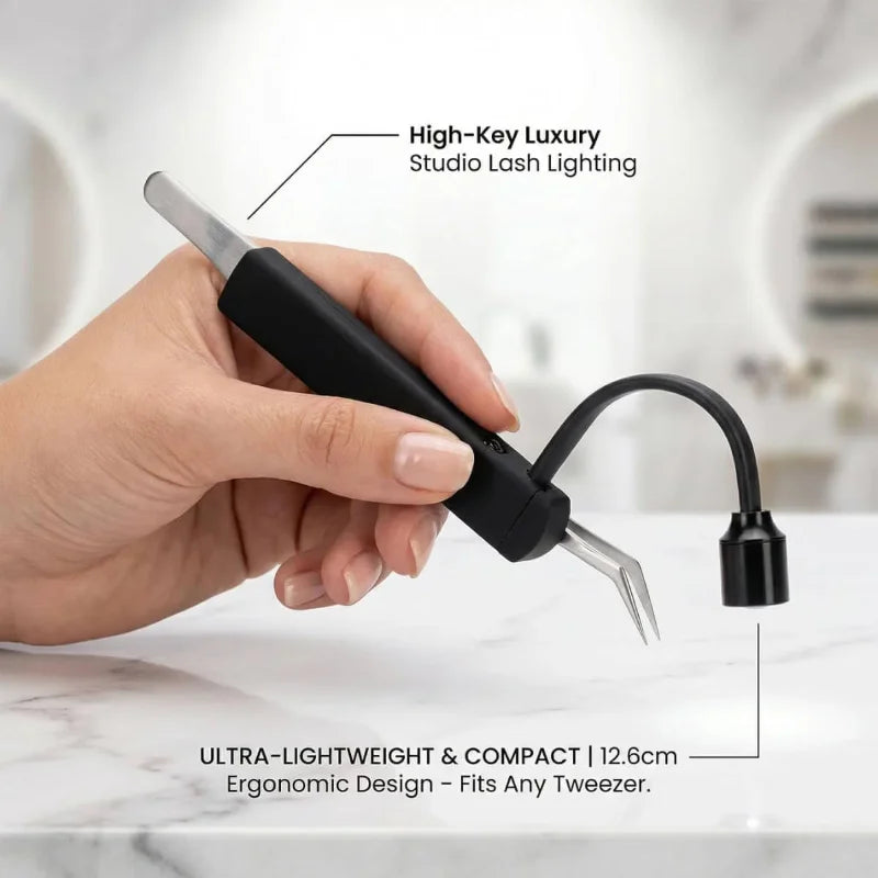 UV LED Tweezer Lamp for Eyelash Extensions | Cures in Seconds Lash Extension Lamp Vue