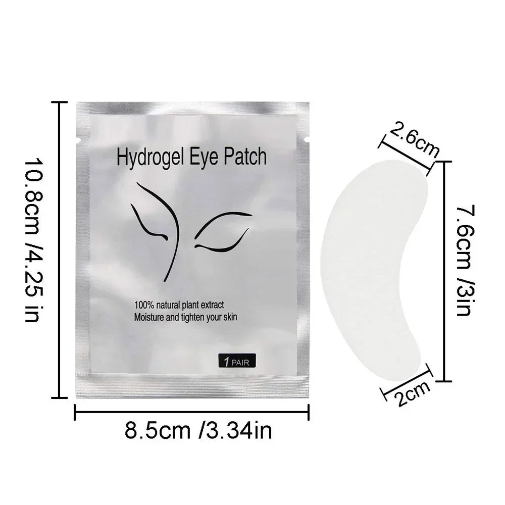 50/100pairs Eyelashes For Eyelash Extensions Eye Pads Pillows Disposable Patch Under Lash Tips Lint Free Sticker Wraps Makeup Vue