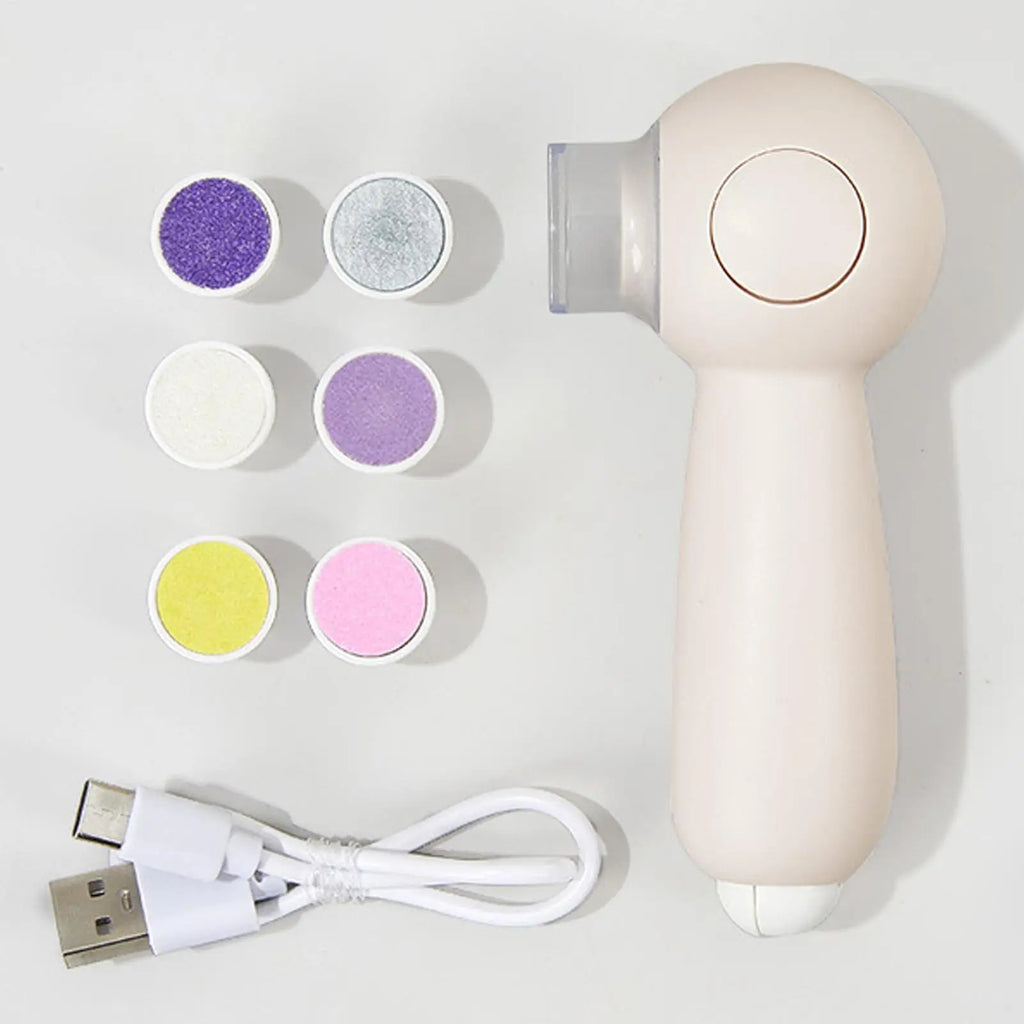 Parrot Nail Trimmer Rechargeable Noiseless Beak Grinder Multipurpose Bird Care Supplies Nail Trimming Tool with 6 Grinding Heads Vue