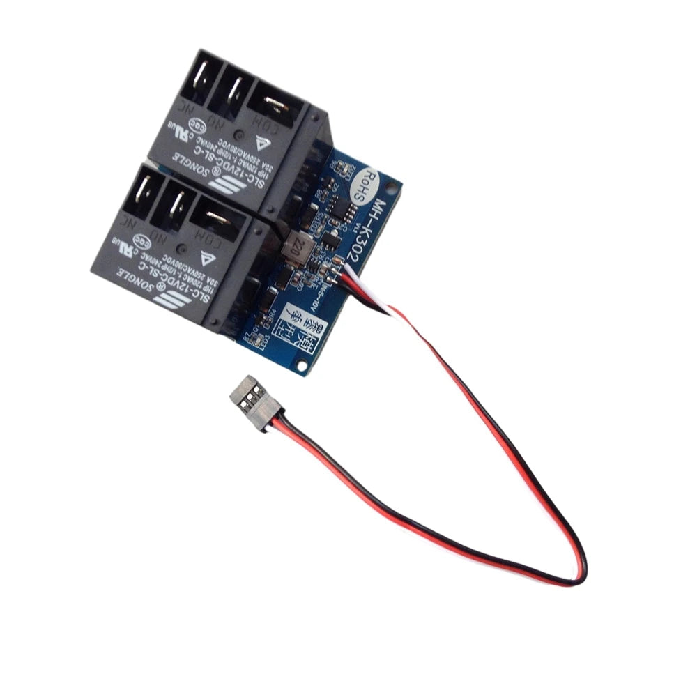 30A Electronic Relay Module 12V 1/2 Channel High Power PWM Relay Switch Remote Control On-off Switches for DIY RC Models Vue