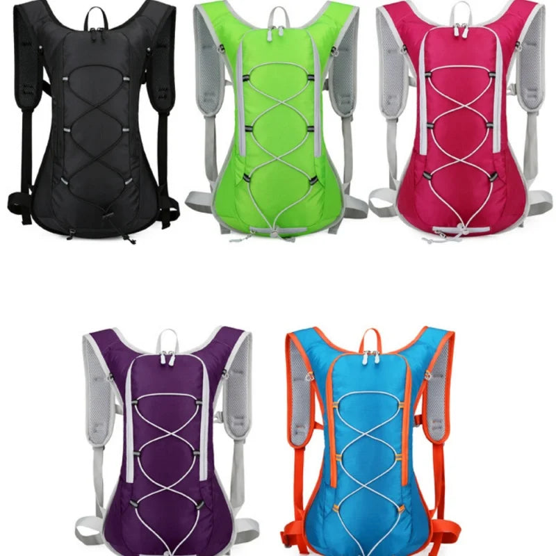 New 12L Outdoor Sport Bike Cycling Running Hiking Hydration Bag Storage Helmet Pack Waterproof UltraLight Bladder Backpack Vue