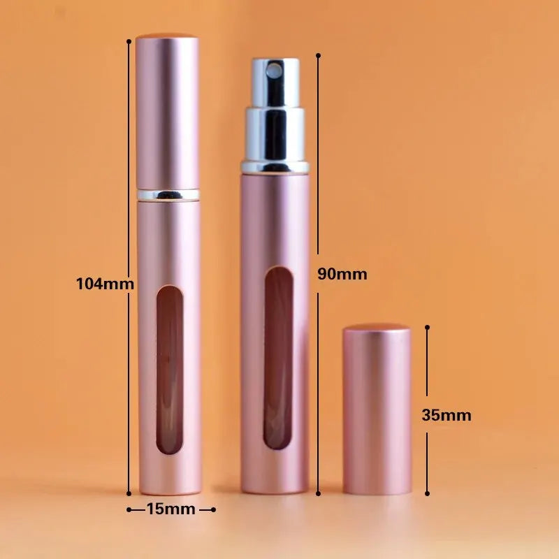 with 0.17 Oz Capacity for On-the-go Perfume Use PORTABLE REFILLABLE PERFUME BOTTLE cosmetic containers Ultra-fine Spray Bottle Vue