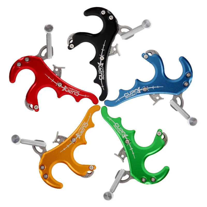 Bow and Arrow Metal Grip Spreader Four-finger Release AccessoriesBow and Arrow Accessories Outdoor Archery High Precision Stable Vue