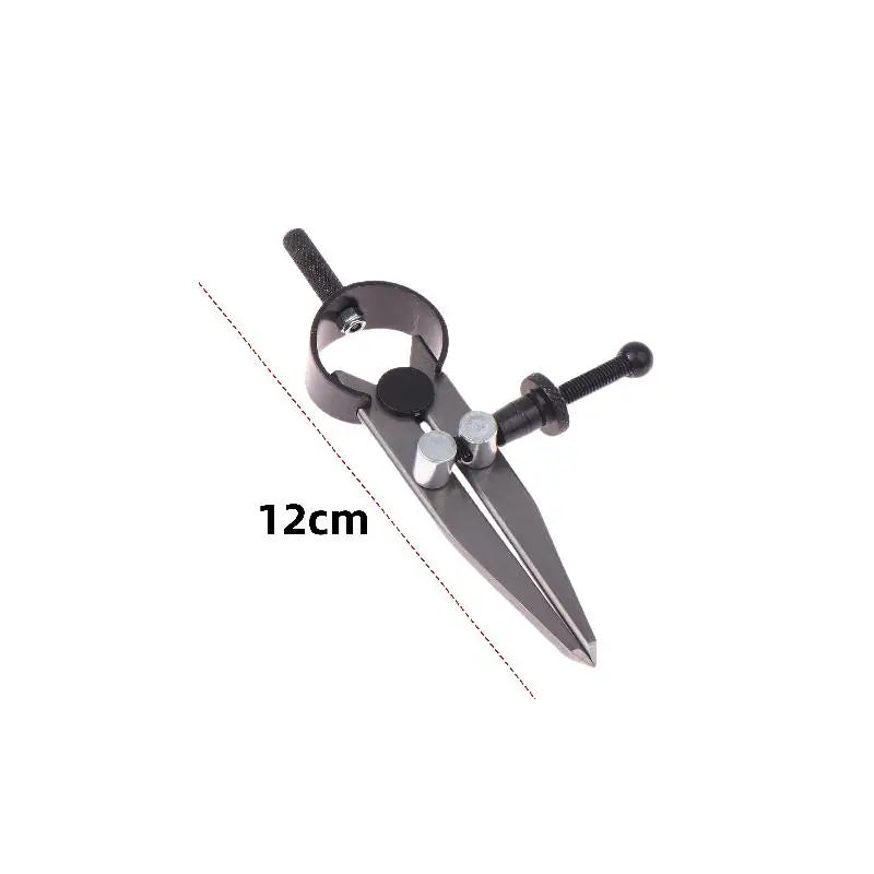 1 Piece Adjustable Compasses Gauges Leathercraft Line Marking Gauge Wing Divider Rotating Scratch Gauge Handcraft Leather Tool Vue 75MM
