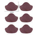 6PCS Self Adhesive Repair Patch For Shoes Heel Wear Hole Sports Shoes Back Pad Anti Wear Washable Patch Vue Coffee