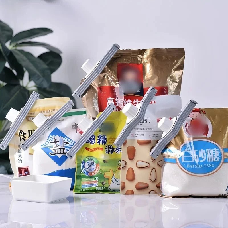 Kitchen Storage Food Snack Sealing Bag Clips Screw Cap Seasoning Bag Milk Powder Bag Preservation Clip Gadgets Home Accessories Vue
