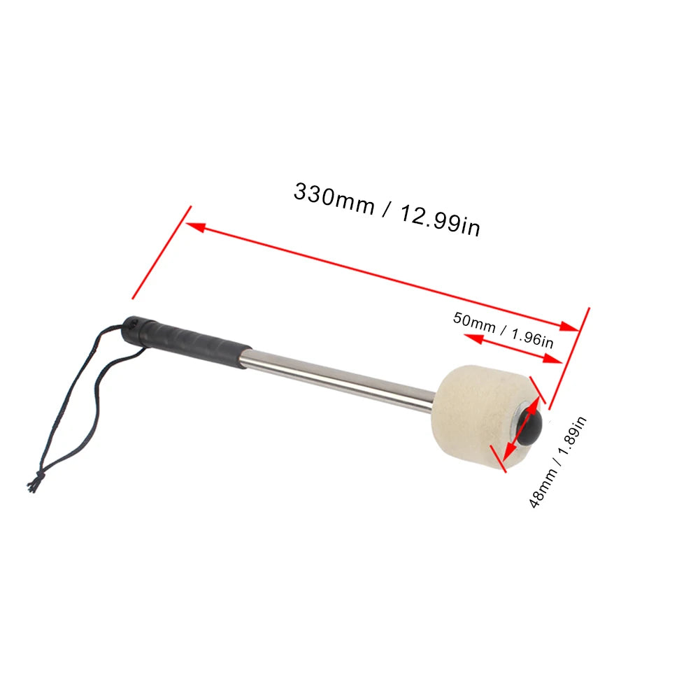 Instrument Stick Flexible Drum Hammer High Quality White Classic Metal Drumsticks for Drummer Beginner Drum Stick With Rope Vue
