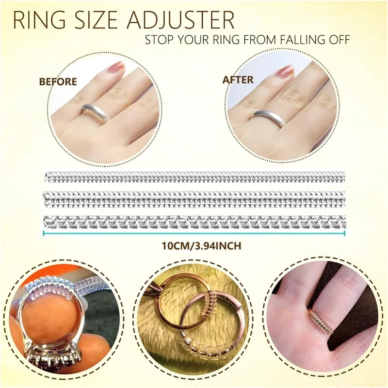 Measuring Tool Ring Size Measurer Ring Fixer Repair Kit Jewelry Mandrel Ring Sizer Kitabkw Vue