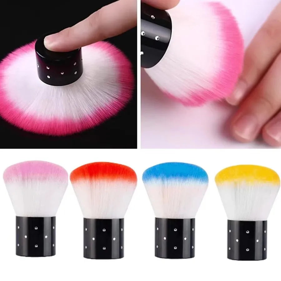 1PC Professionals Nails Art Mushroom Brush Round Paint Gel Dust Cleaning Make Up Brush Manicure Accessories equipment Tools Vue