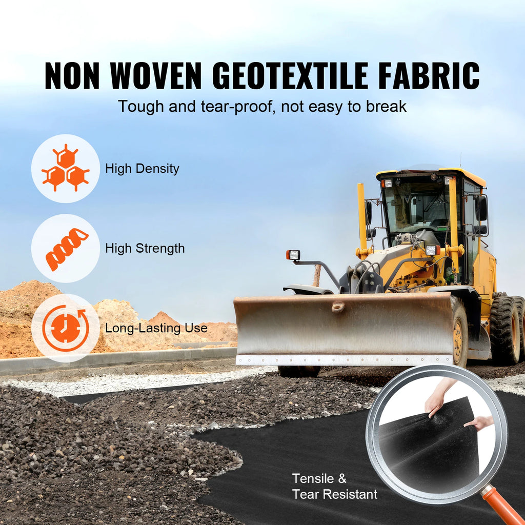 Heavy Duty Geotextile Landscape Fabric – Weed Barrier 6x50 ft Geotextile Landscape Fabric Vue