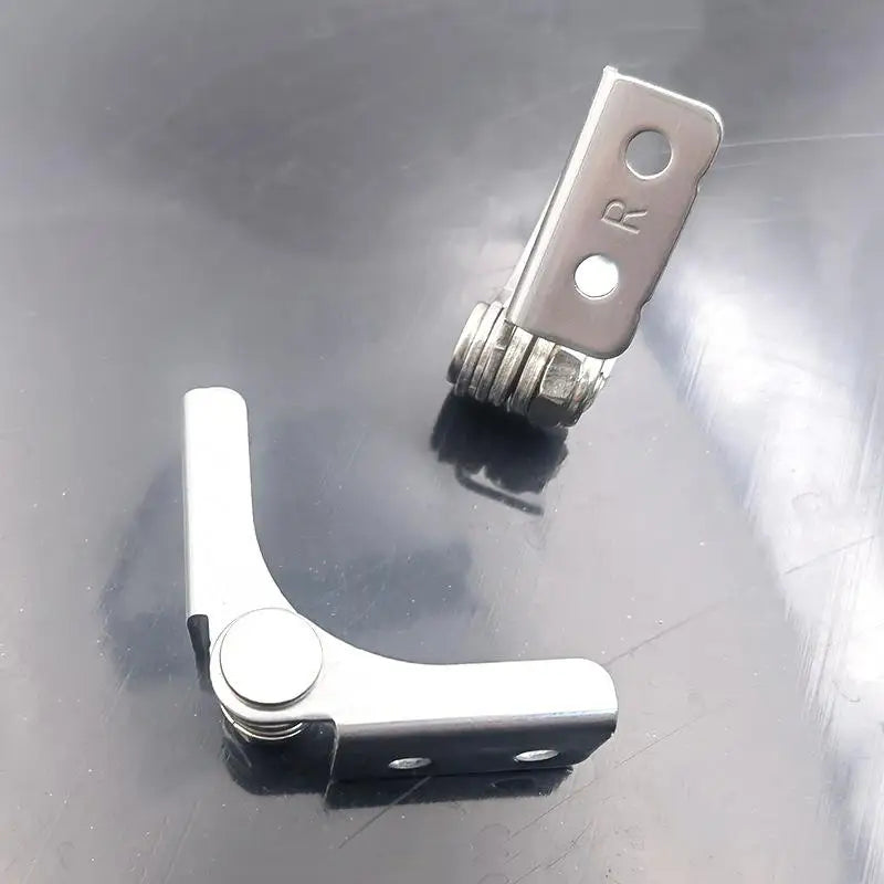 1Pc Adjustable Arbitrary Hinge Stop 304 Stainless Steel Damping Hinge Positioning Shaft for Frameless Use Vue