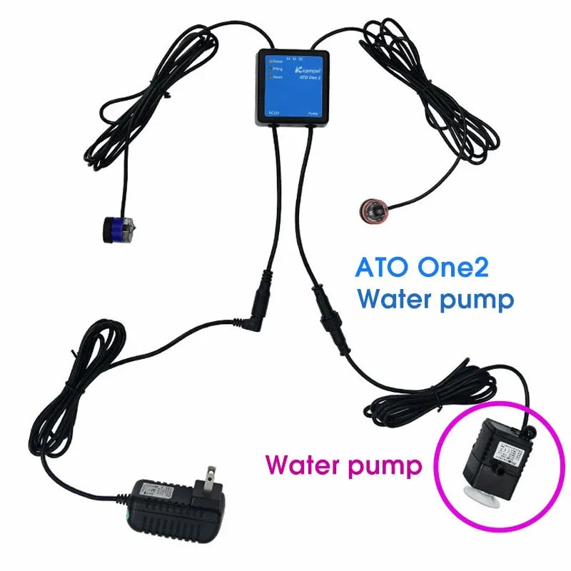 Kamoer ATO One2 Aquarium Smart Automatic System Silent Water Replenisher Water Level Controller for Fish Tank Water Tank Filler Vue ATO One2-A EU Plug