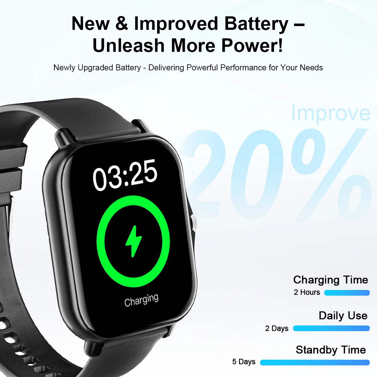 New Smartwatch BT Call Health&Sleep Monitoring 1.83''HD Screen Kids Smart Watch Waterproof Fashoin Sports Bracelet For Women Men Vue