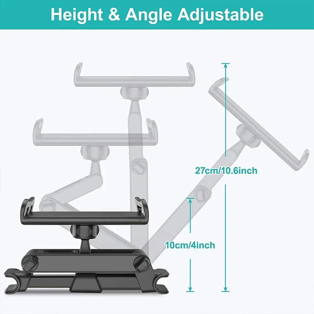 Universal 4-11 Inch Telescopic Car Rear Pillow Phone Holder Tablet Car Stand Seat Rear Headrest Mounting Bracket for Tablet Etc Vue