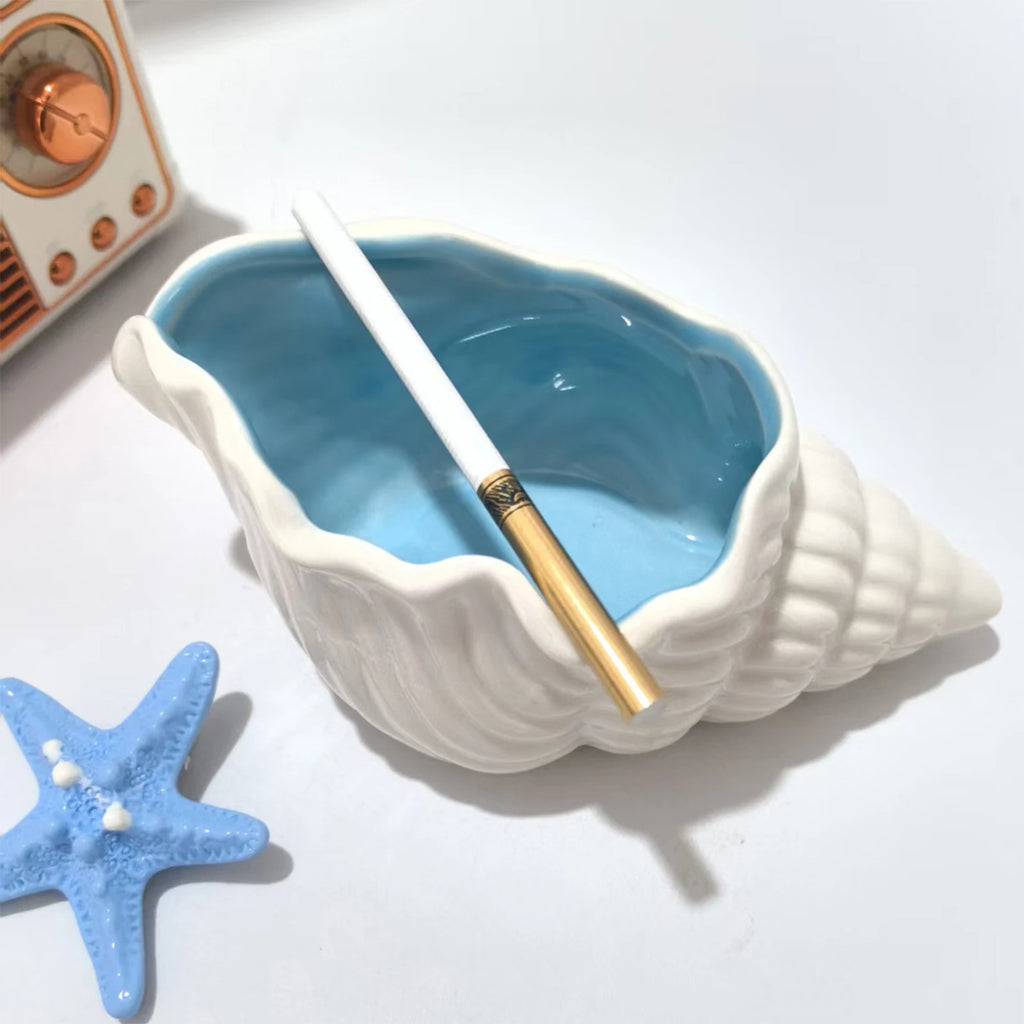 Ocean Themed Ceramic Jewelry Dish & Shell Trinket Tray Ceramic Jewelry Tray Vue