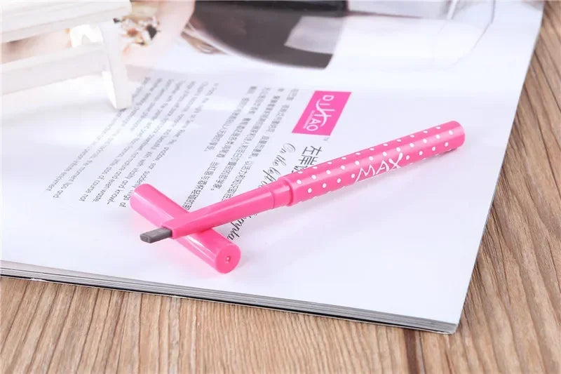 New 1pcs Longlasting Eyebrow Pencil Natural Waterproof Rotating Automatic Eye Brow Pencil Cosmetic Eyebrow Shaping Liner Pen Hot Vue
