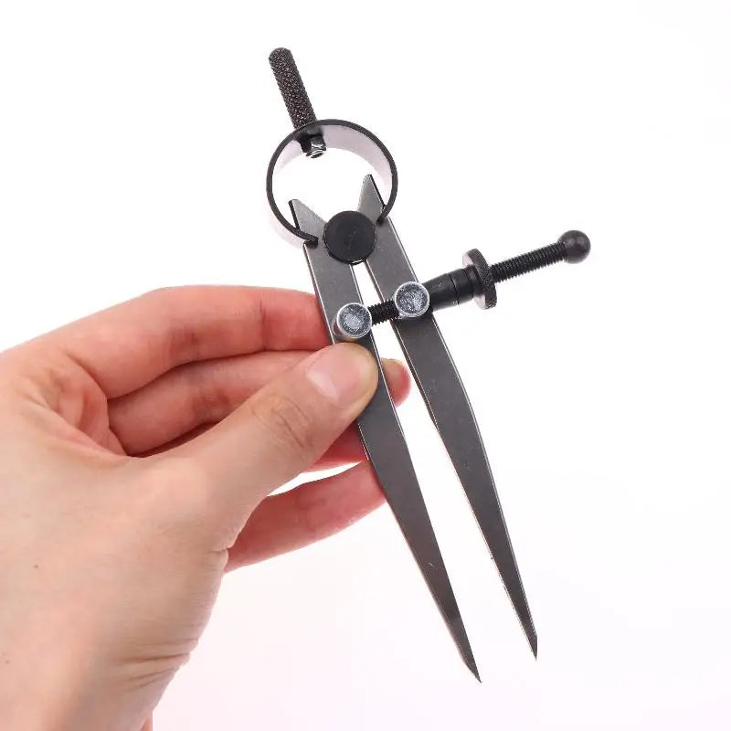 1 Piece Adjustable Compasses Gauges Leathercraft Line Marking Gauge Wing Divider Rotating Scratch Gauge Handcraft Leather Tool Vue