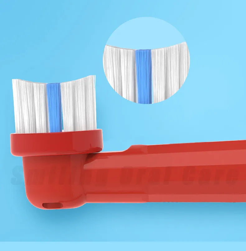 Applicable Replacement Electric Toothbrush Head For Oral-B D100K 3710 D12 D10 D100 Soft Bristle Oral B Children's Brush Head Vue