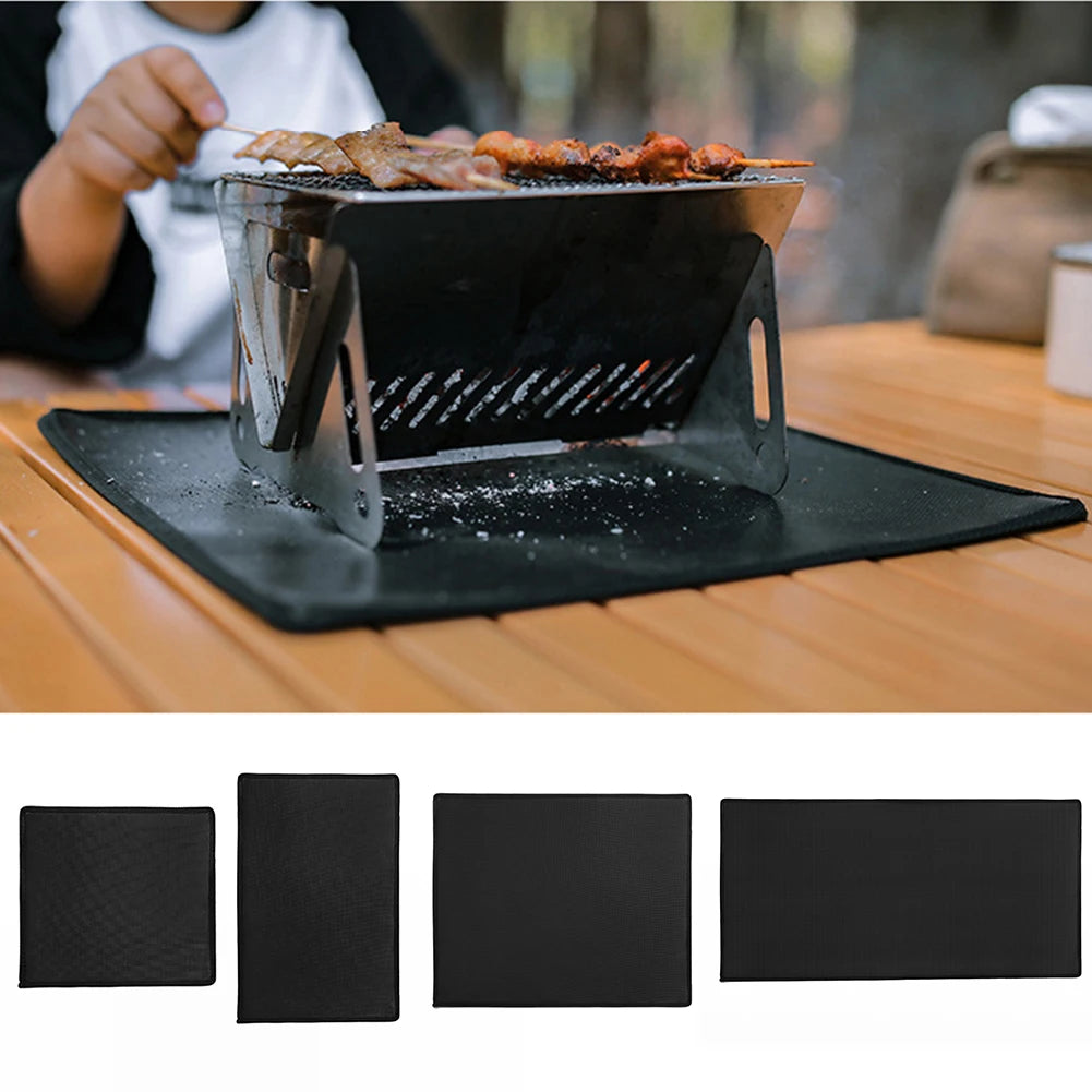 Fiberglass Ember Mat – Fire Pit & Grill Protective Pad Fire Pit Mat Vue