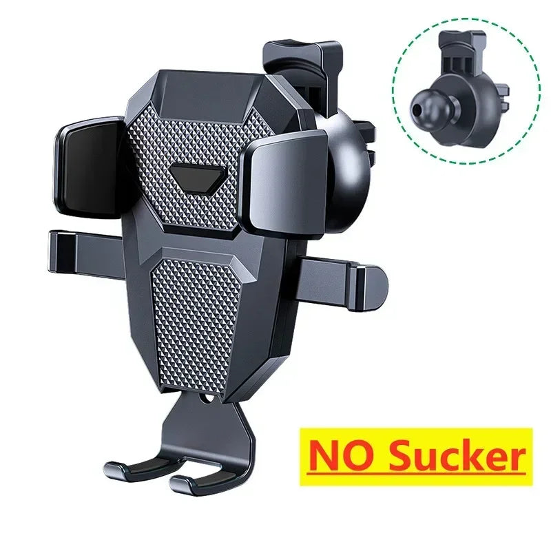 Sucker Car Phone Holder Mount Stand Suction Cup Smartphone Mobile Cell Support in Car Bracket For iPhone Xiaomi Huawei Samsung Vue black