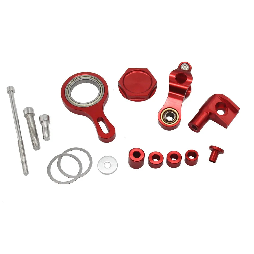 Motorcycle steering damper mounting bracket kit for YZF R1 2002–2017 and YZF R6 2006–2020 modification/replacement part Vue