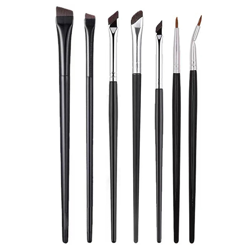 1/5/7PCS Professional Super Thin Angled Liner Eye Brush Brow Contour Makeup Brushes Eyebrow Eyeliner Brush Make Up Tools Vue A2